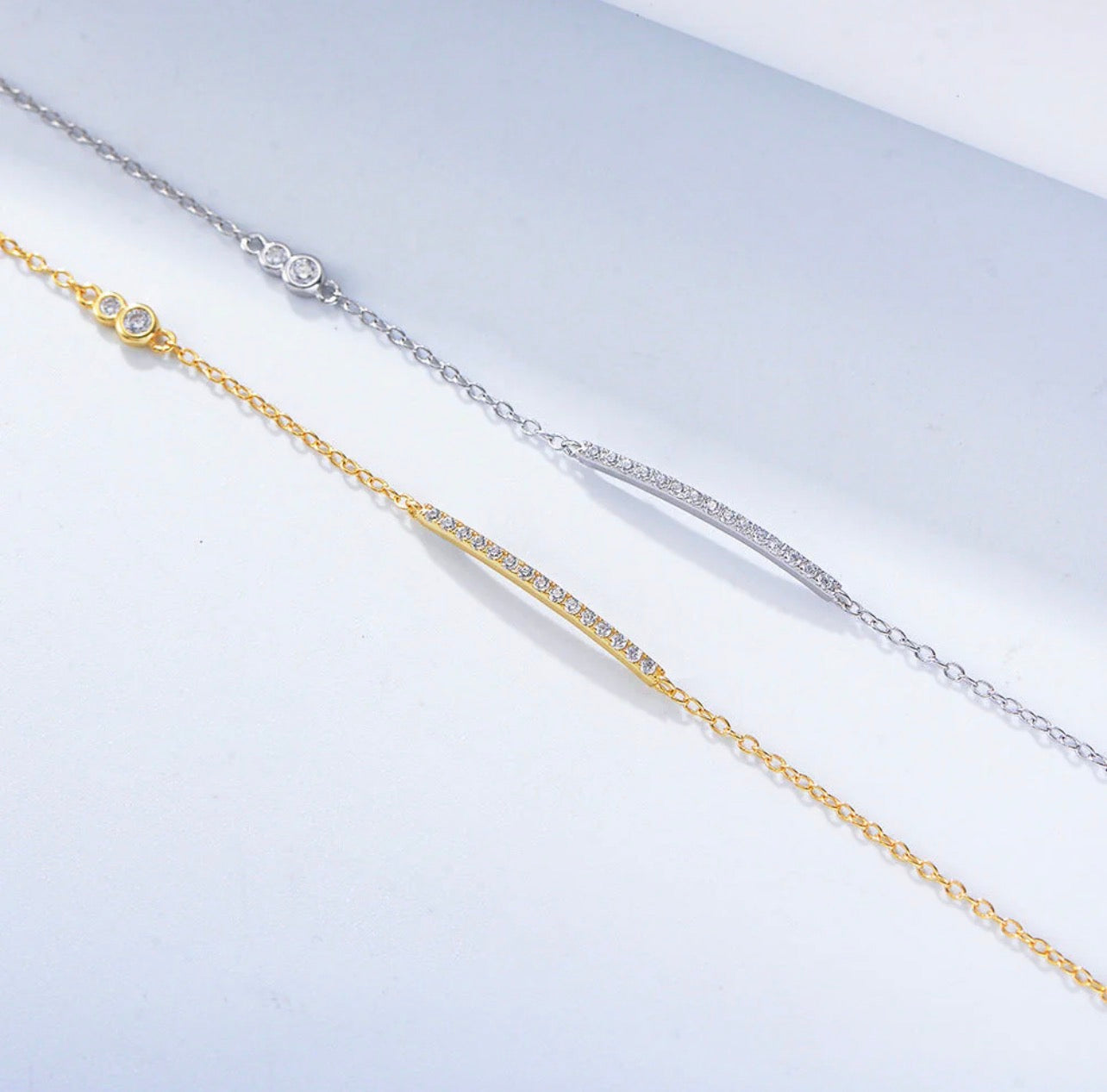 Seamless Sparkle Bracelet - 18K Gold PVD