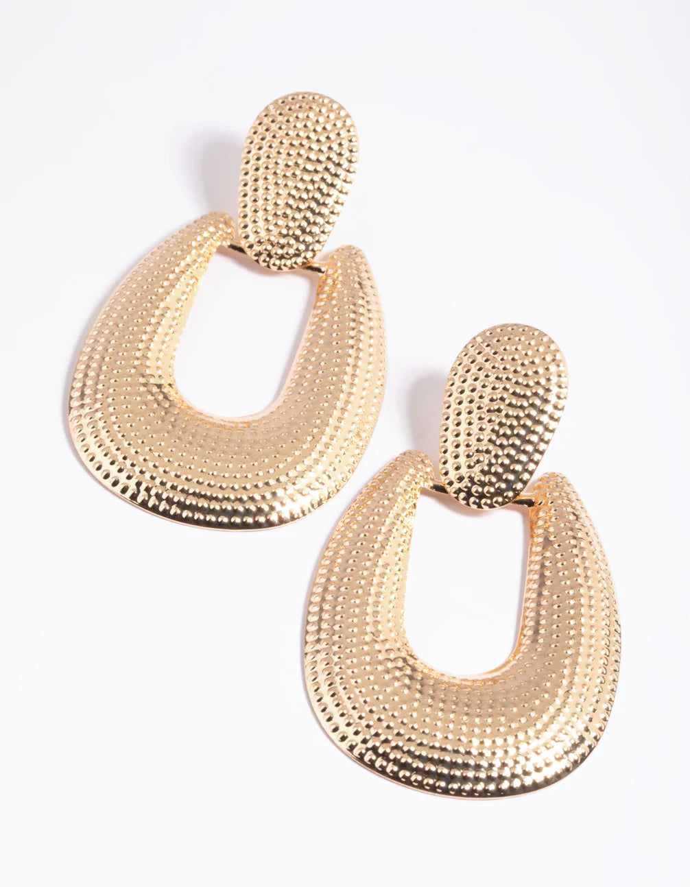 Gold dot earrings deals