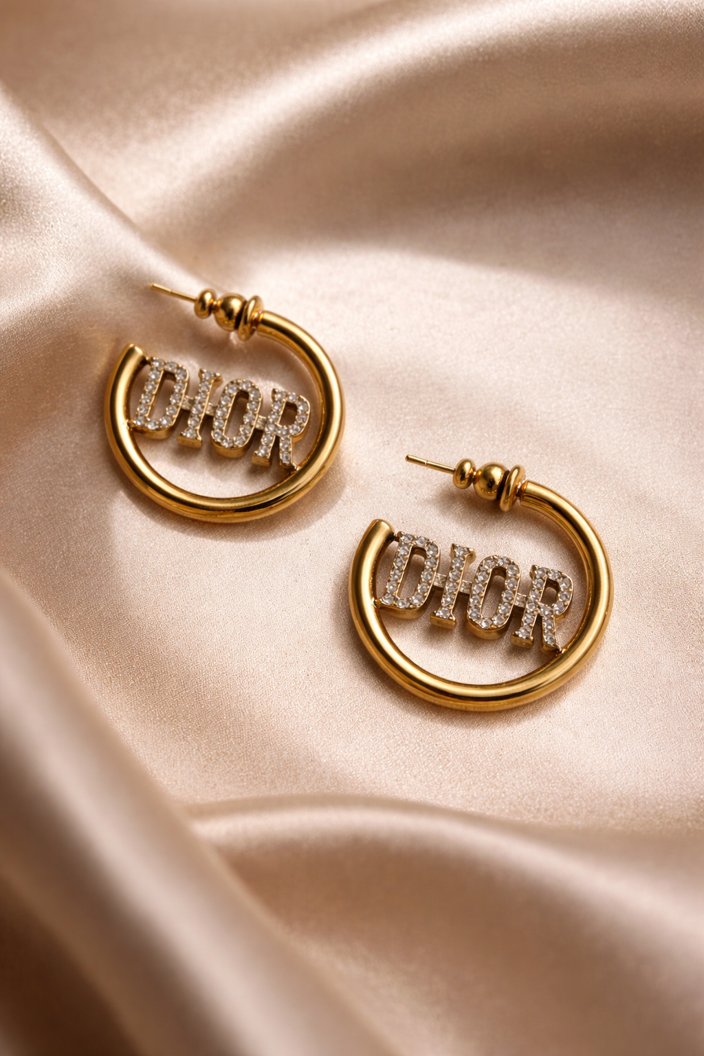 Golden Muse Hoops Dipped in Gold