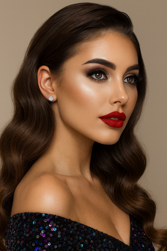 Classic Studs - Diamond Crystal Earrings