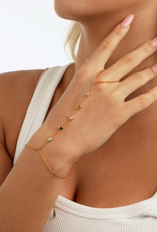 Celestial Spectrum Link Bracelet Waterproof & Hypoallergenic