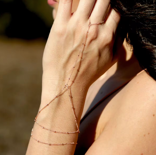 Golden Link Bracelet Waterproof & Hypoallergenic