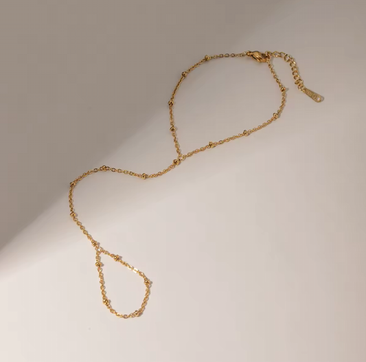 Golden Link Bracelet Waterproof & Hypoallergenic