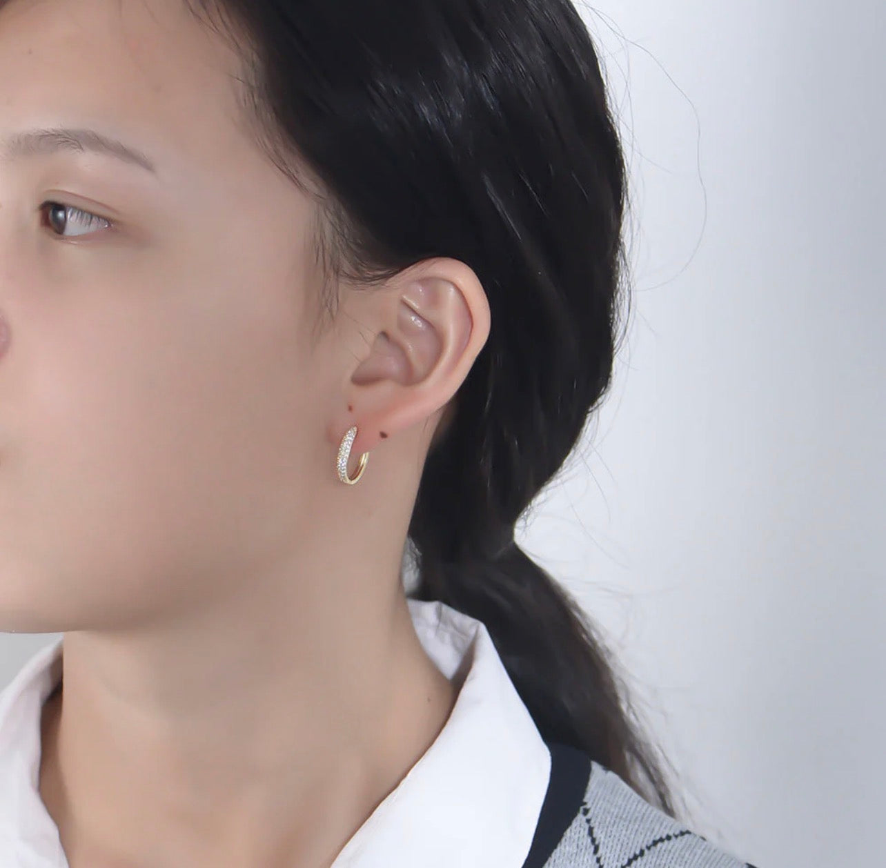 The Ritz Hoops - 18K Gold PVD