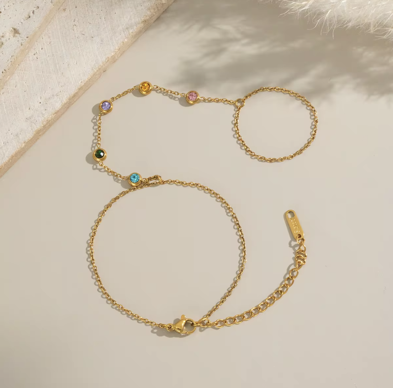 Celestial Spectrum Link Bracelet Waterproof & Hypoallergenic