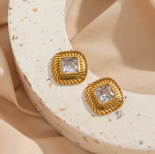 Pure Radiance Earrings - Tarnish free, Waterproof, Hypoallergenic