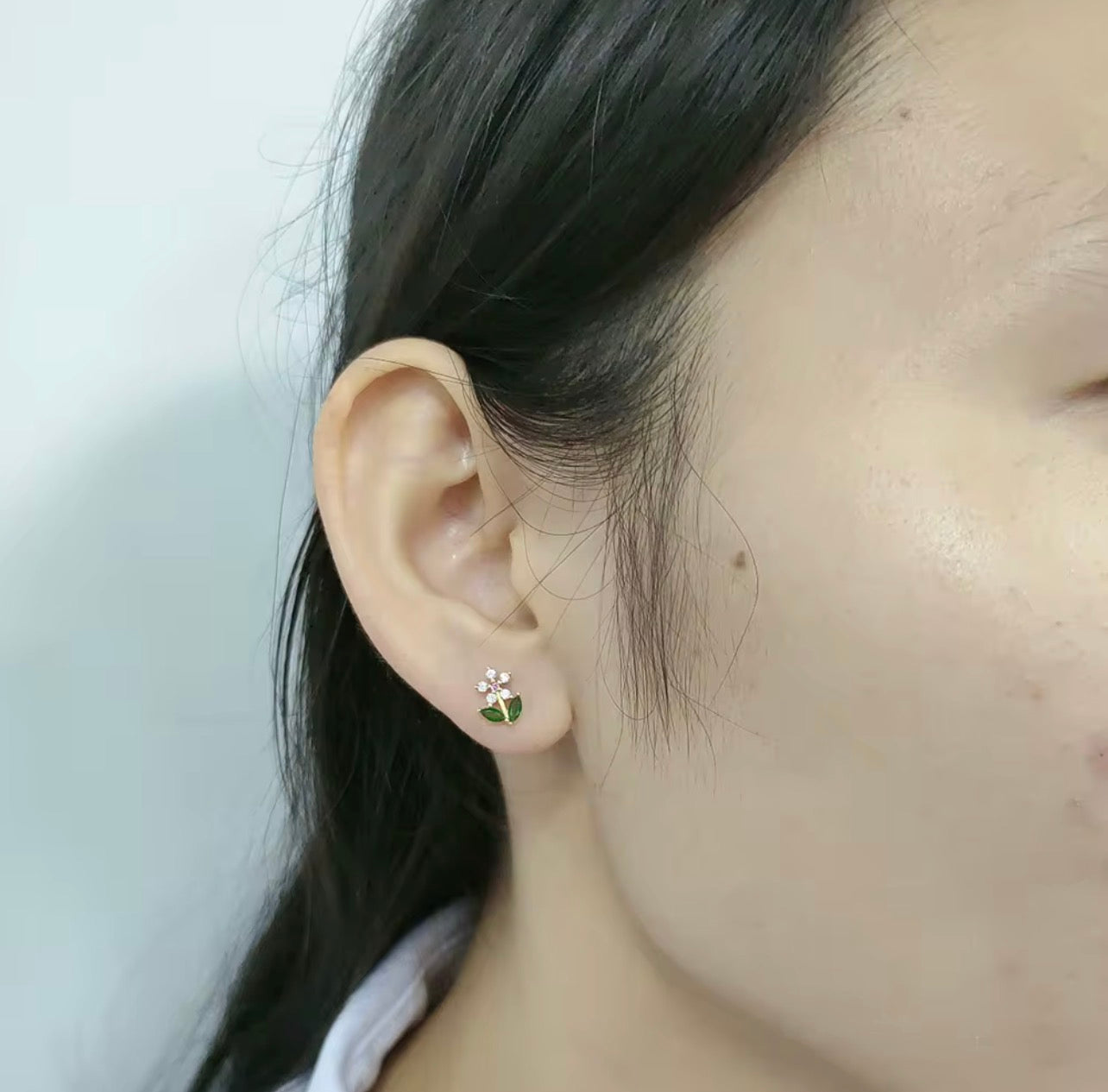 Spring Bloom Studs - 18K Gold PVD