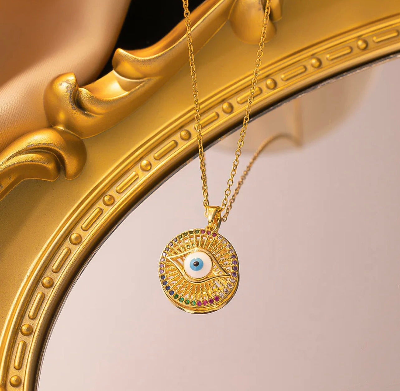 Eye of the Rainbow Necklace