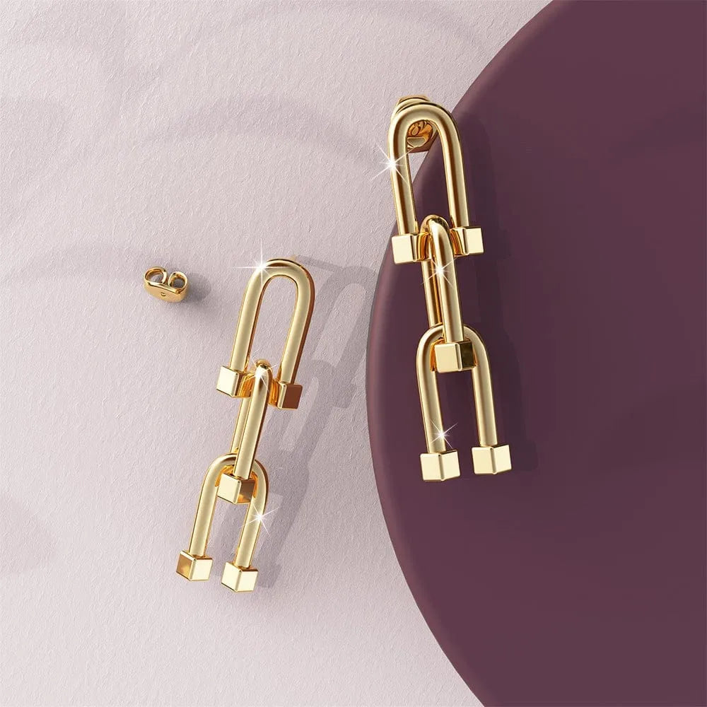 Tiffany U-Link Earrings